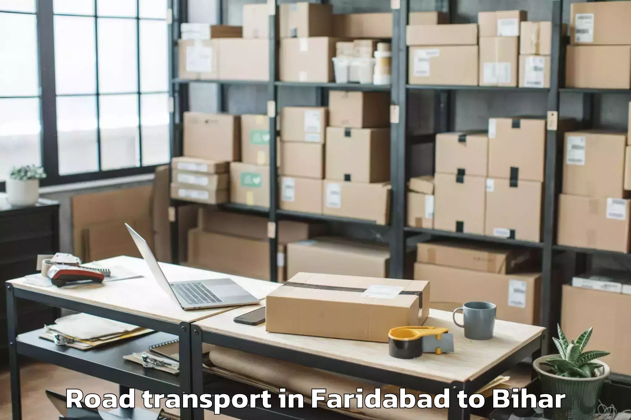 Faridabad to Sagauli Road Transport